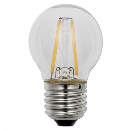 Glow LED lamp Filament Kogel 2W - E27 2700K G45 250lm ND (vervangt 25w)