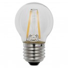 Glow LED lamp Filament Kogel 2W - E27 2700K G45 250lm ND (vervangt 25w)