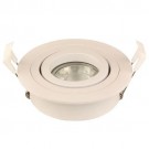 Luxe Inbouwspot draai- kantelbaar diameter 92mm voor 50mm lamp wit