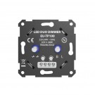 Universele Ratio DUO LED dimmer 5 - 100W inbouw - DUO