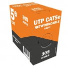 UTP CAT5e kabel masief doos van 305 meter - Basic CCA kabel